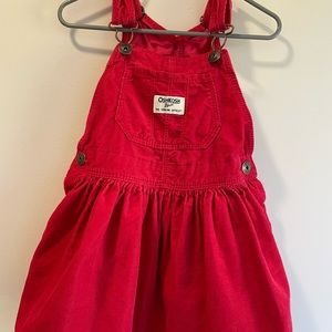 Girls 3T Corduroy overall skirt/dress